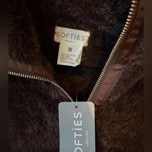 Softies Women's Chocolate Teddy Jacket